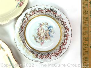 Four (4) Porcelain Serving Dishes and Platters