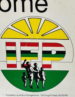 18 x 24" South African IFP Political Campaign Poster 