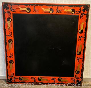 30 x 30" Vintage Metal Card Table made by SteelArt