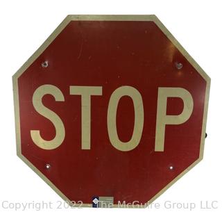 30 x 30" Standard Octagonal Metal STOP Sign