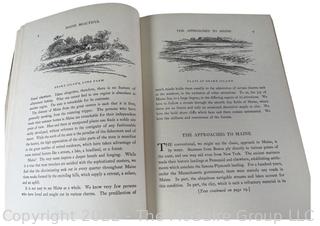 Book: "Maine Beautiful" by Wallace Nutting.  Illustrated.  The Plimpton Press 1924.  Published by The Old America Co. 