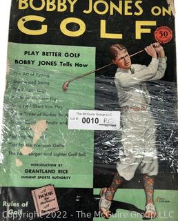 Book: "Bobby Jones on Golf" Soft cover. 