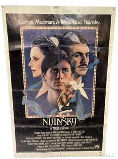 27 x 41" Paramount Pictures Promotional Paper Broadside of the 1970 Movie "Nijinsky" Starring Alan Bates and Leslie Browne