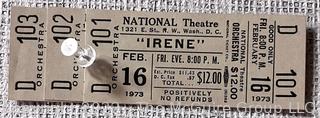 Vintage Theatre Ephemera from Broadway and The National Theatre WDC