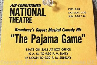 Vintage Theatre Ephemera from Broadway and The National Theatre WDC