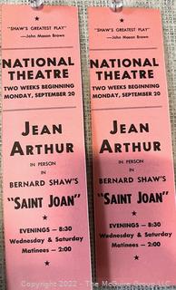 Vintage Theatre Ephemera from Broadway and The National Theatre WDC