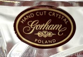 Gorham Hand Cut Full Lead Crystal Bowl in Box