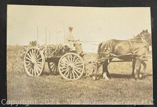 Early 20th Century Family Photo Scrapbook - Includes Photos of Clergy, European Village Scenes, Farm Life, and More