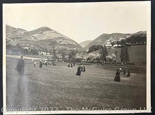 Early 20th Century Family Photo Scrapbook - Includes Photos of Clergy, European Village Scenes, Farm Life, and More