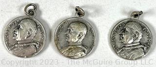 Five (5) Soil Relic Reliquary Medals from the Roman Catacombs. Pope John XXIII  