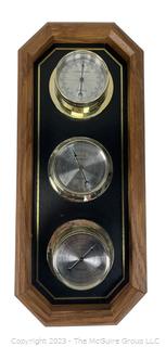 Wall Mount Barometer Thermometer Relative Humidity