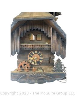 German Chalet Mechanical Cuckoo Clock.  Needs Repair. 