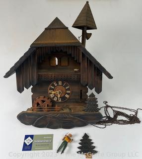 German Chalet Mechanical Cuckoo Clock.  Needs Repair. 