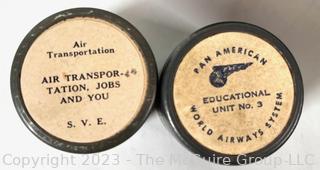 Vintage Educational Filmstrips in Canisters  