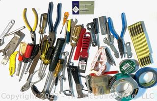 Group of Hand Tools and Supplies