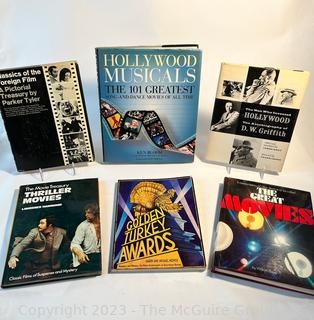 Six (6) Books on Vintage Hollywood and Movie Industry