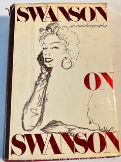 Four (4) Books on Movie Stars Including Gloria Swanson, Julie Andrews, Bette Davis and Richard Chamberlain