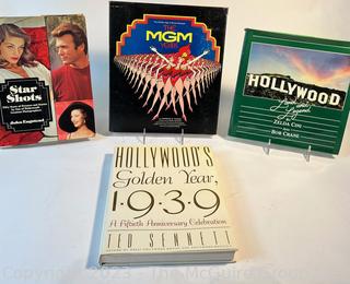 Four (4) Hard Back Books on Hollywood and Movie Industry