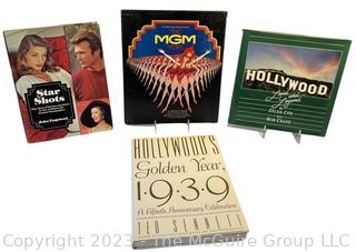 Four (4) Hard Back Books on Hollywood and Movie Industry