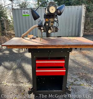 Craftsman 12-Inch Radial Arm Saw with Floor Stand 110V