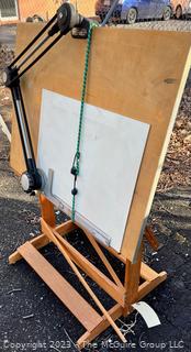 Drafting Table with Machine Table Arm