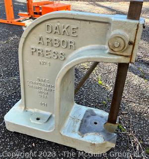 Dake Arbor Single Leverage Press Nº 0, 1-1/2 TON 