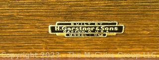 H. Gerstner & Sons Machinist Tool Box Chest 