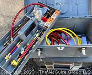 Professional Tuff Tool Box with Electrical Supplies.