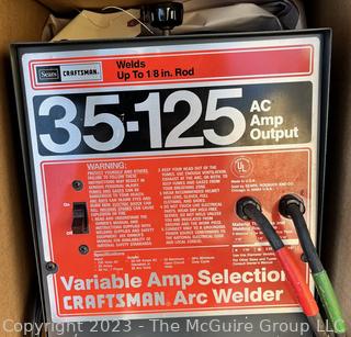 Variable Amp Selection Craftsman Arc Welder 35-230 