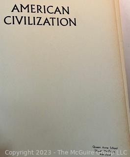 Two (2) Large Format Coffee Table Books - American Civilization and Cities of Destiny