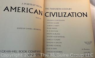 Two (2) Large Format Coffee Table Books - American Civilization and Cities of Destiny