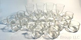 Group Of Anchor Hocking Berwick Boopie Clear Glassware