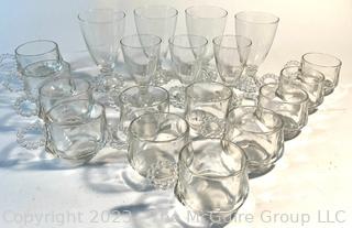 Group Of Anchor Hocking Berwick Boopie Clear Glassware