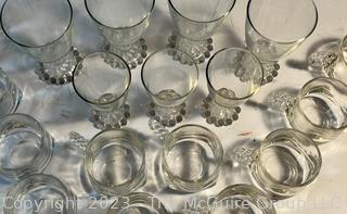 Group Of Anchor Hocking Berwick Boopie Clear Glassware