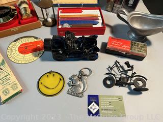 Group of Vintage Desk Items. 