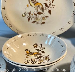 Set Of Staffordshire Sun Up By Johnson Brothers Porcelain China Dinnerware.