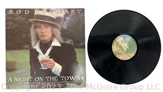 Vinyl Record Album: Rod Stewart, "A Night On The Town", 1976.