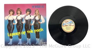 Vinyl Record Album: The Shangri-Las, "Leader of the Pack", 1981.