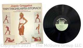 Vinyl Record Album: Joanie Greggains "Thin Thighs, Hips & Stomach Aerobic Shape Up III, Globe Records, 1983