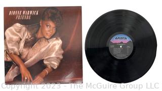 Vinyl Record Album: Dionne Warwick, "Friends", Arista Records, 1985