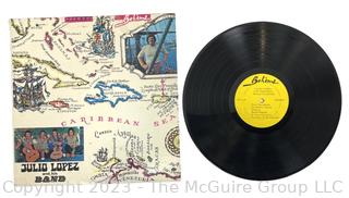 Vinyl Record Album: Julio Lopez And His Band "Caribbean Sea", Boheme Records. 1970