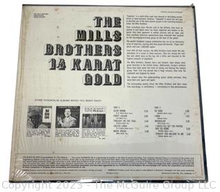 Vinyl Record Album: The Mills Brothers, "14 Karat Gold", Pickwick/33 Records, 1967