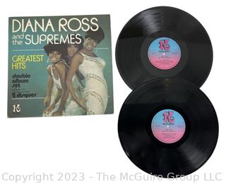 Vinyl Record Album: Diana Ross And The Supremes Double Vinyl Album, "Greatest Hits", Kelo Music Records 1978