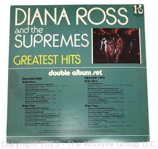 Vinyl Record Album: Diana Ross And The Supremes Double Vinyl Album, "Greatest Hits", Kelo Music Records 1978