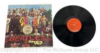 Vinyl Record Album: The Beatles, "Sgt. Pepper's Lonely Hearts Club Band" Parlophone Records 1967.