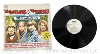 Vinyl Record Album: The Mamas & The Papas, "20 Greatest Hits", 1977.