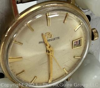 Men's Gold Filled Paul Breguette Wrist Watch