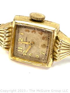 Hamilton Yellow Gold Vintage Women's 14K Watch 