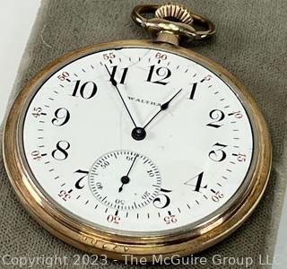 Waltham 20 Year Gold Plated Pocket Watch