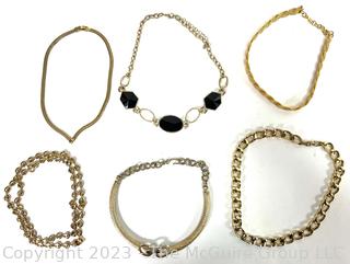 Six (6) Costume Jewelry Necklaces 